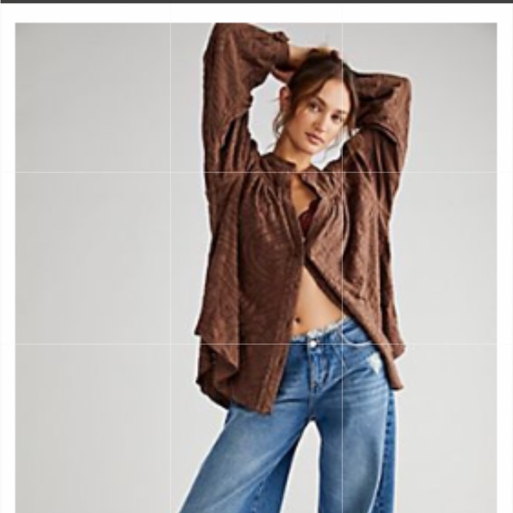 Free People Button Down w